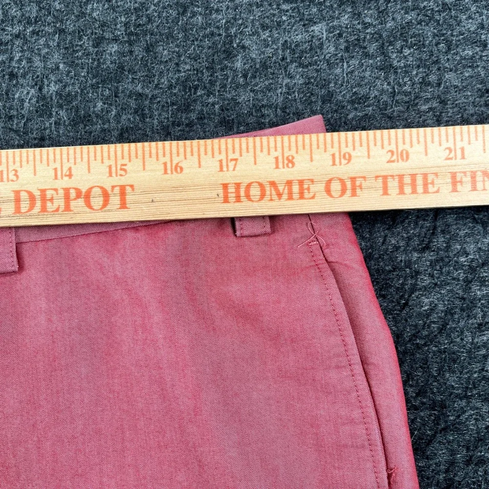 Lauren Ralph Lauren Dress Pants Mens 38x34 Pink Flat Front Business Hem Flaw